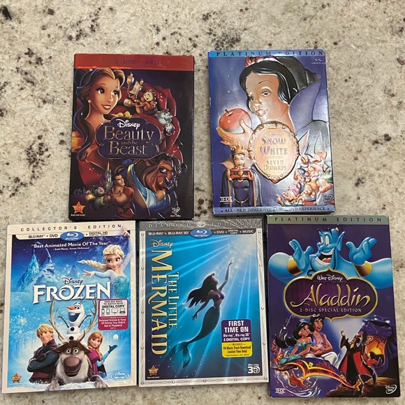 Disney Princess DVD Bundle